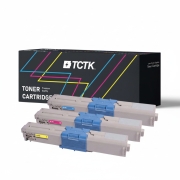 Compatible replacement for Multipack (3) Toners CMY (no Black) Compatible with OKI C, MC - Replaces C310 (44469706)